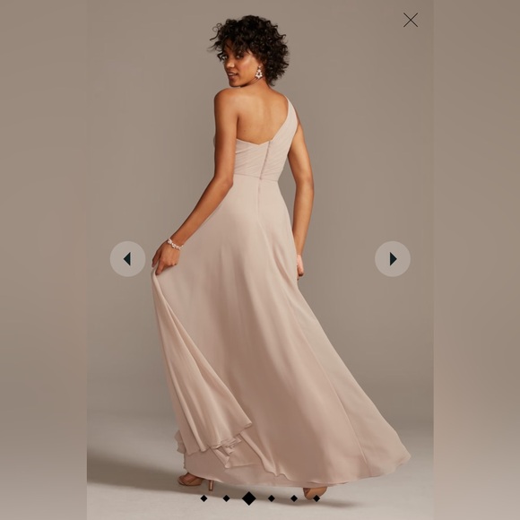 David’s Bridal CELEBRATE DB STUDIO The Daydream Dress full skirt one shoulder - Picture 11 of 11